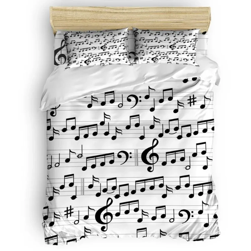Music-Note-Pattern-Baby-Bedding-Set-for-Kids-Bed-Sheet-Bedding-Set