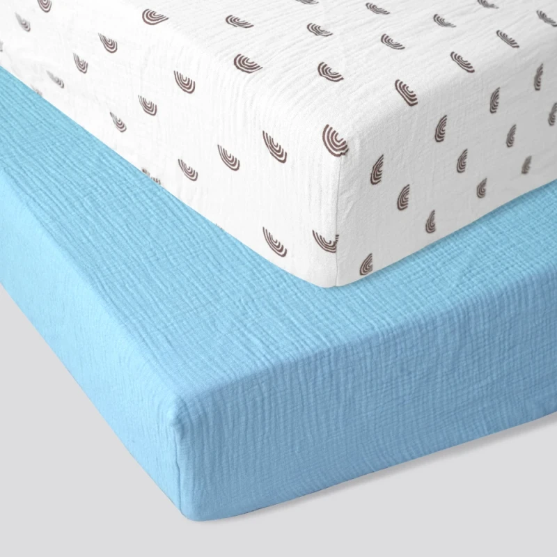 Muslin-Fitted-Sheet-for-Baby-Girls-Boys-Crib-Breathable-Soft-Baby-Crib-Sheets-Personalized-Custom-Kids-Bedding