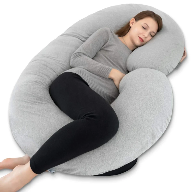 Natural-Gray-C-Shaped-Full-Body-Pillow-for-Maternity-Support-and-Pregnant-Women-Sleeping-Pregnancy-Pillow