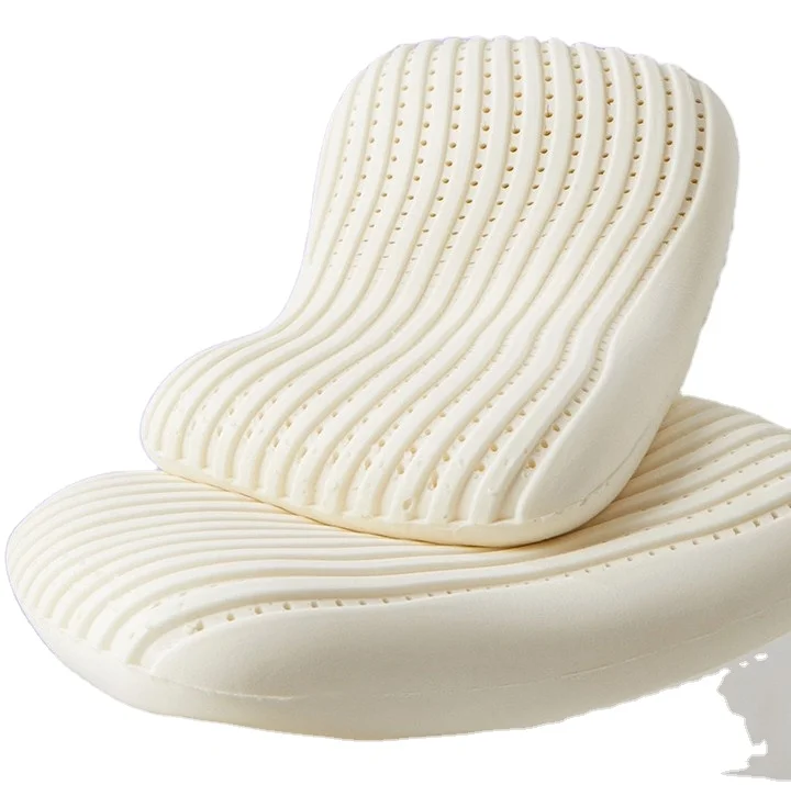 Natural-Latex-Sleeping-Bed-Pillow-Removable-Breathable-Extra-Soft-Cover-Cervical-Latex-Pillows