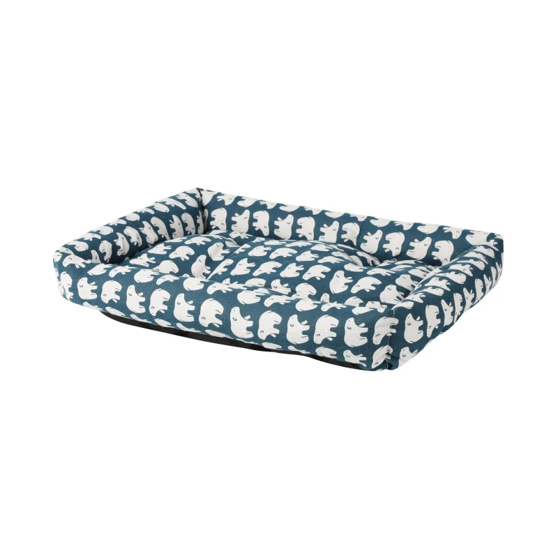 Natural-Linen-Dog-Bed-with-Thick-Cotton-Fill-Non-slip-Calming-Four-Seasons-Pet-Bed-for-Small-Breed-Teddy