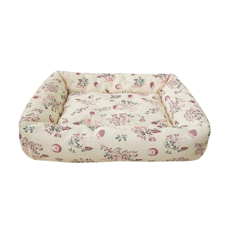 Natural-Linen-Rustic-Style-Soft-Washable-Indoor-Cat-Dog-Bed-Seat-Pad-Nest-Pet-Bed