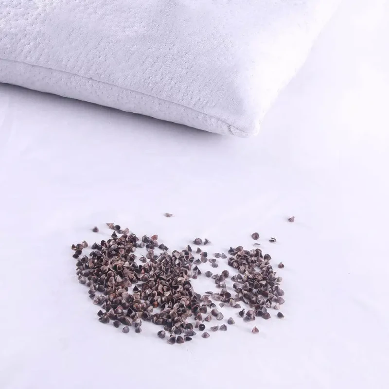 Natural-Organic-Imported-Russian-Sweet-Buckwheat-Hulls-Pillow-With-Customized-Outer-Cover