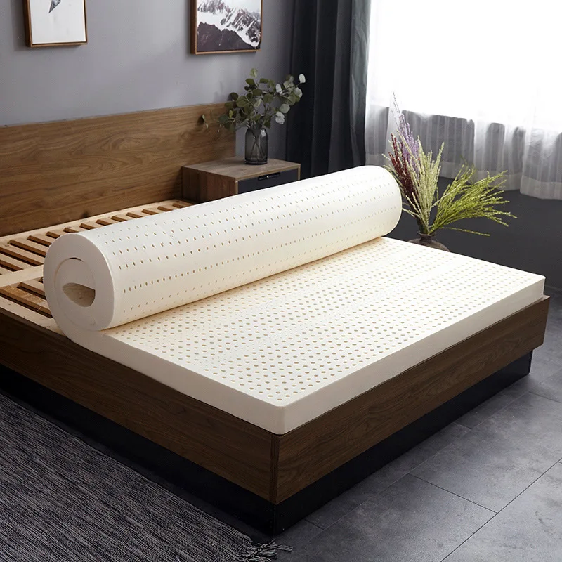 Natural-Organic-Latex-Mattress-Topper-Single-120x190-Removable-Cover-Hospital-Use-Comfortable-Hotel