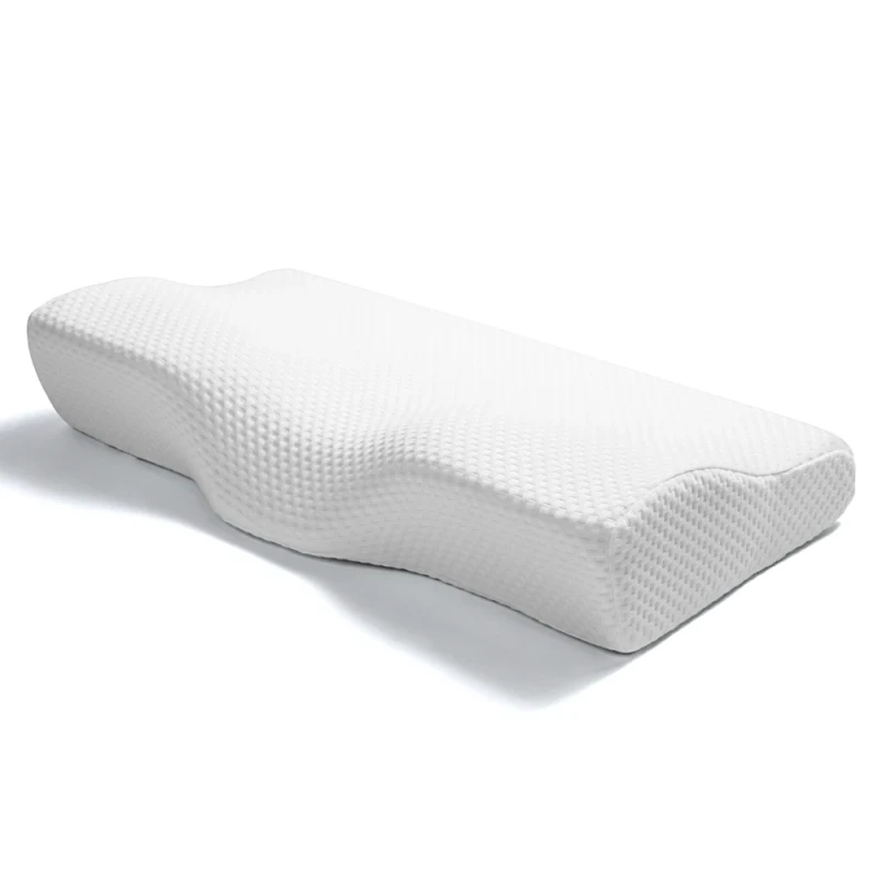 Natural-Organic-Memory-Foam-Head-Pillow-with-Anti-Apnea-Feature-for-Airplane-Use-Removable-and-Washable