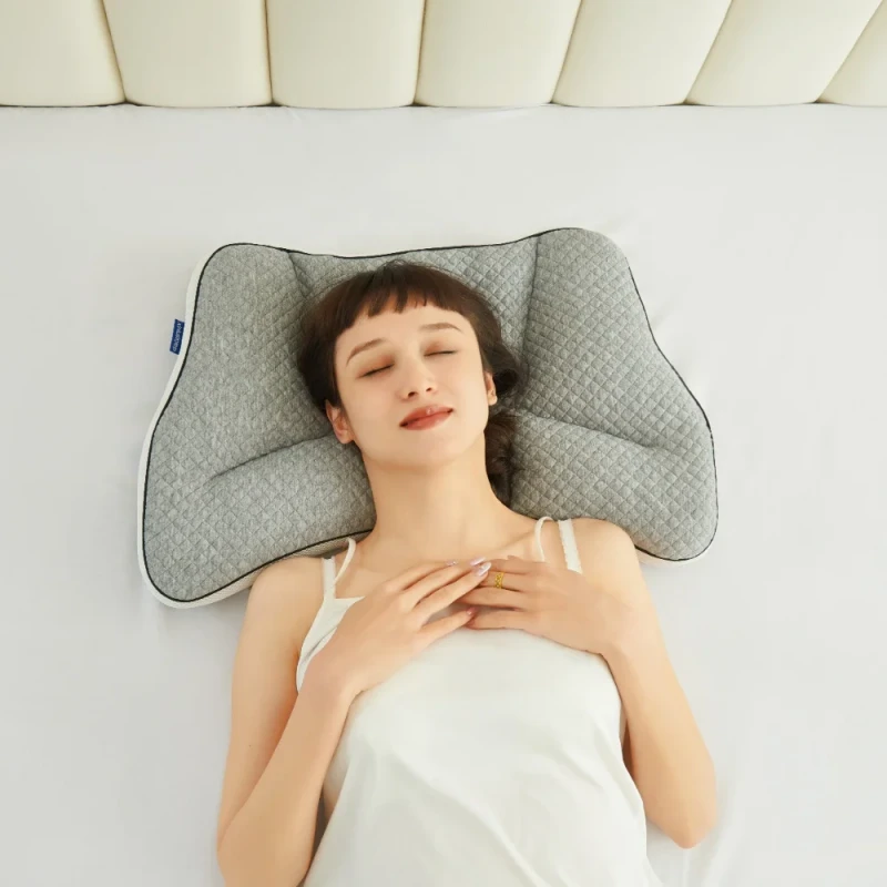 Neck-Sleeping-Orthopedic-Contoured-Support-Cervical-Specialty-Medical-Ergonomic-Almohadas-Memory-Foam-Bed-Pillow