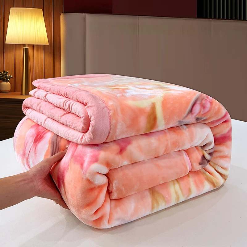 New-American-Style-Double-Thickened-Home-Use-Winter-Warmth-Raschel-Blanket