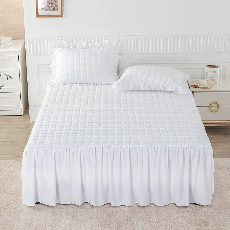 New-Arrival-Luxury-300tc-Anti-Pilling-Polyester-Bed-Skirt-Durable-Elastic-Band-Stylish-Home-Hotel-Apartment-Dorm-Decor