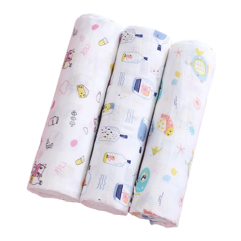 New-Arrival-Pure-Cotton-Muslin-Baby-Blanket-Portable-Diaper-Changing-Pad-Baby-Towel-Cover-Swaddle-Wrap-for-Baby-Towel-Blanket