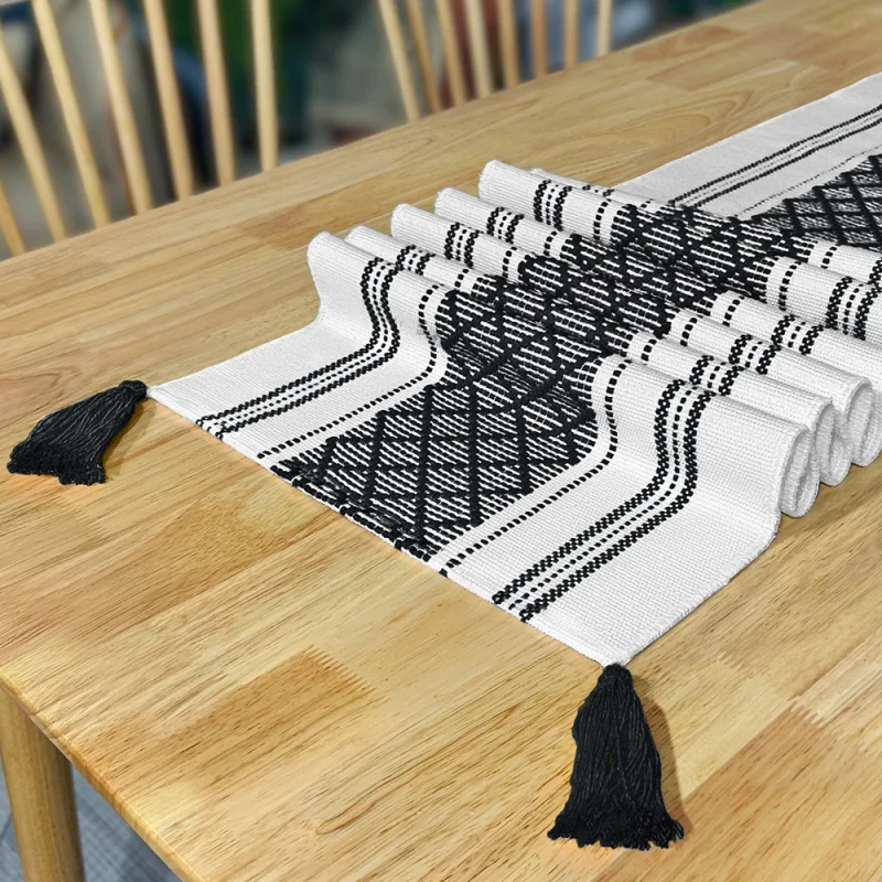 New-Chinese-Design-Luxury-Washable-Jacquard-Cotton-Woven-Dinning-Table-Decor-Bed-Runner-Dining-Table-Runners-and-Mats-Set