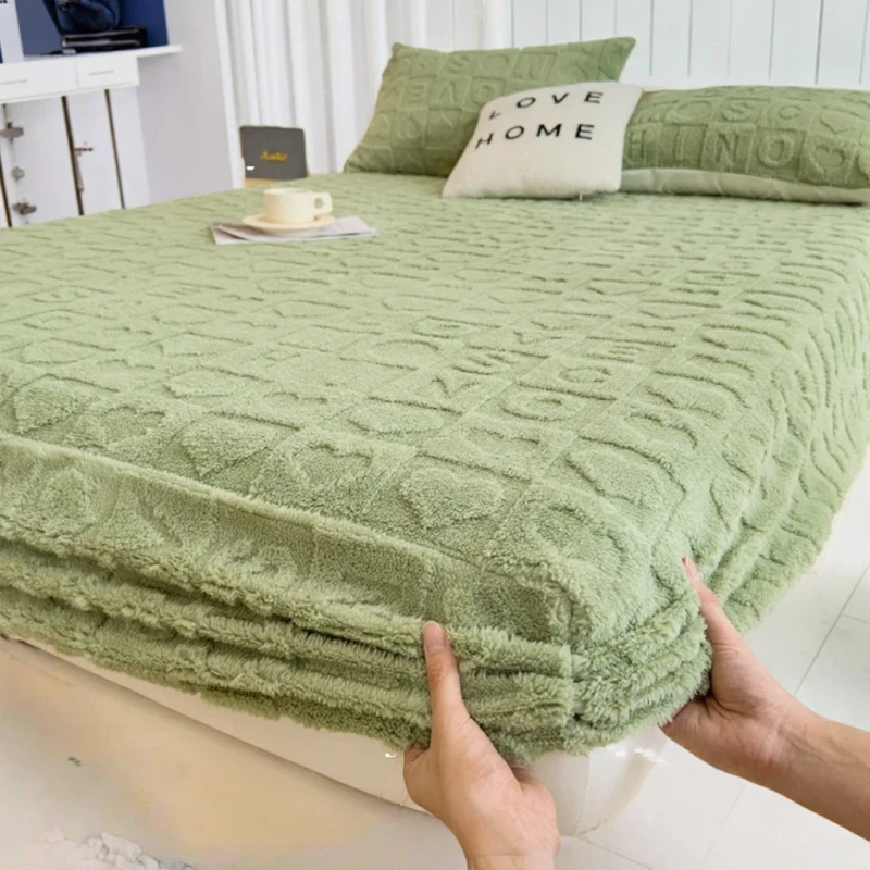 New-Design-Breathable-Soft-Polyester-200TC-Machine-Washable-All-Season-Plain-Folding-King-Size-Bed-Mat