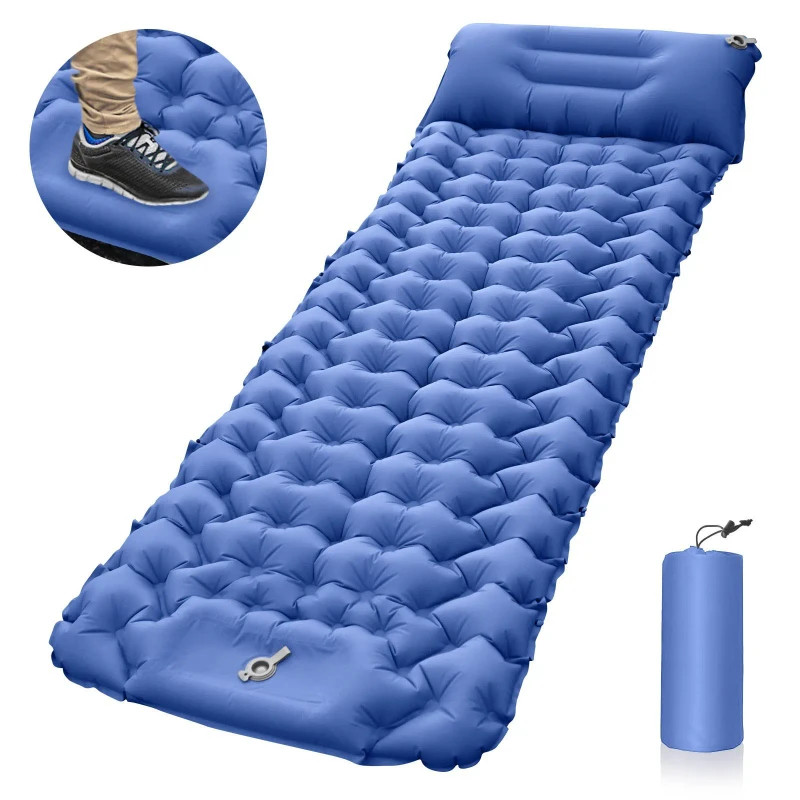 New-Design-Outdoor-Logo-Printing-Foldable-Customized-Color-Air-Cushion-Camping-Mat