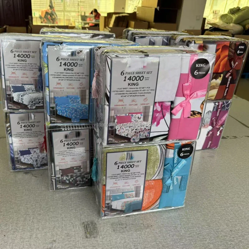 New-Designs-Floral-King-Size-Bed-Sheet-Set-6-Piece-Deep-Pocket-Solid-Fitted-Sheet-Comfy-Breathable-Fitted-Flat-Sheet-With-Pillow