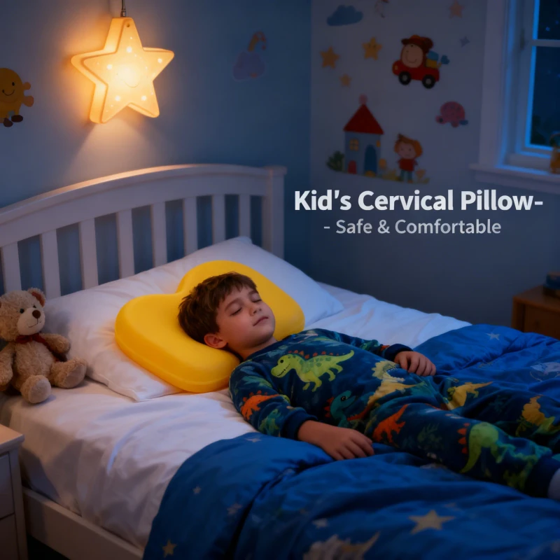 New-High-quality-Food-grade-Silicone-Neck-Support-Pillow-with-Star-Pattern-for-Children-Adults-Promoting-Healthy-Sleep-Bed-Room