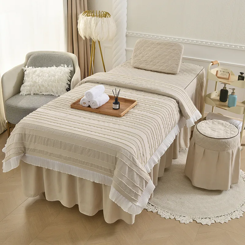 New-Lace-Bed-Skirt-Cover-Custom-Size