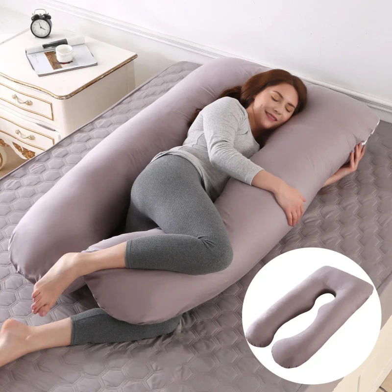 New-Large-Full-Body-Pillow-Luxury-Polyester-Cotton-Comfortable-Breathable-Pillow-for-Pregnancy