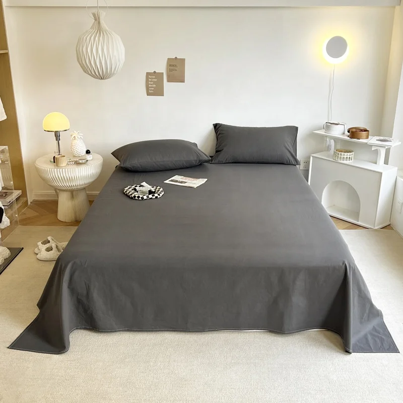 New-Polyester-Bed-Sheets-Collection-Fitted-Flat-Sheets
