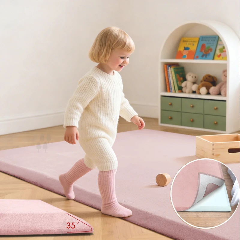 New-Soft-Memory-Foam-Baby-Play-Mat-with-Removable-Cover-Tummy-Time-Crawling-Mat-Beveled-Edge