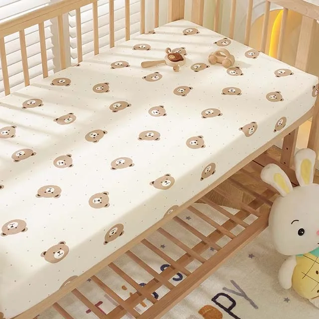 Newborn-Baby-Fitted-Crib-Sheets-Printed-and-Solid-Bed-Sheet-Cover-for-Baby-Bassinet-Kids-Bedding