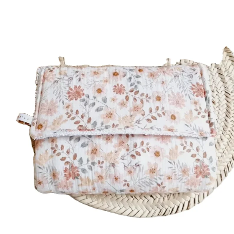 Newborn-Essentials-Portable-Normadic-Cozy-Waterproof-Muslin-Organic-Cotton-Eco-Friendly-Anti-Bacteria-All-Season-Travel-Bedding