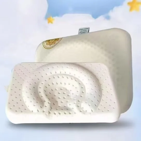 Newborn-Neck-Protection-Solid-Pillow-Breathable-Sleep-Pad-and-Pillow-with-Natural-Latex-Filling-for-Babies-0-1-Years