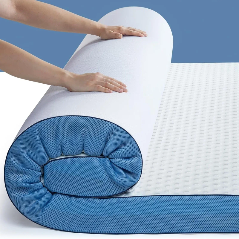 No-Slip-Design-Mattress-Topper-Bedroom-Use