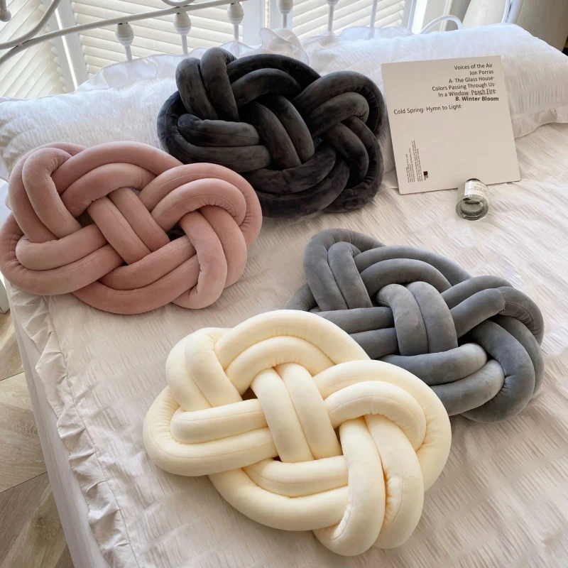 Nordic-Style-Rectangle-Knot-Cushion-Pillows-Hand-Woven-Plush-Toys-Sofa-Soft-Ring-Throw-Pillows-for-Home-Decor-Headrest