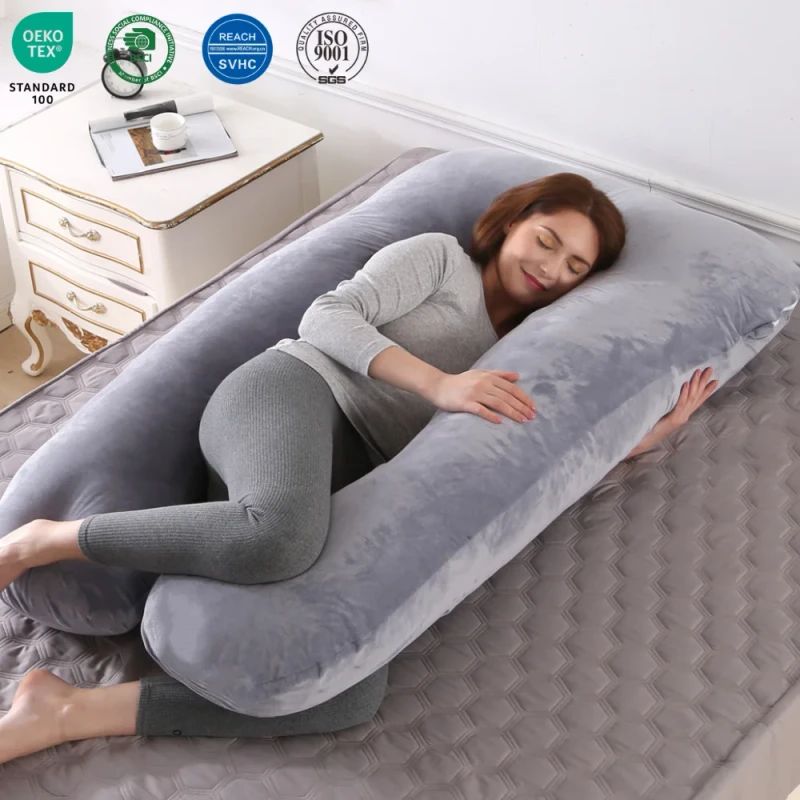 Nursing-Maternity-Pillow-U-Shape-Side-Sleeping-Pillow-Cushions-for-Pregnant-Women