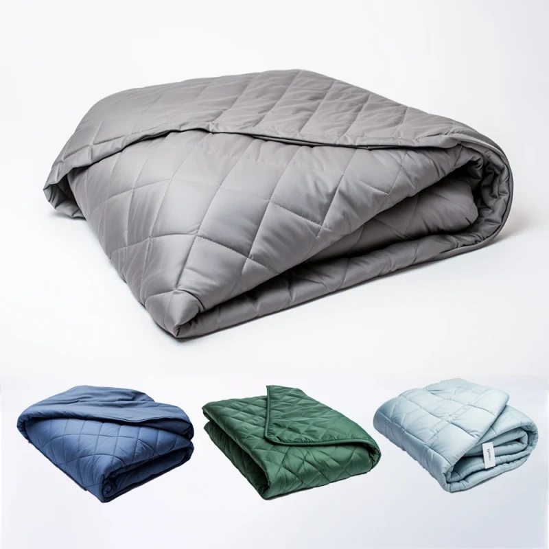 OEKO-Certificated-100-Tencel-Bamboo-Cotton-Gravity-Cooling-Sleeping-Weighted-Blanket-For-Adults-Therapy