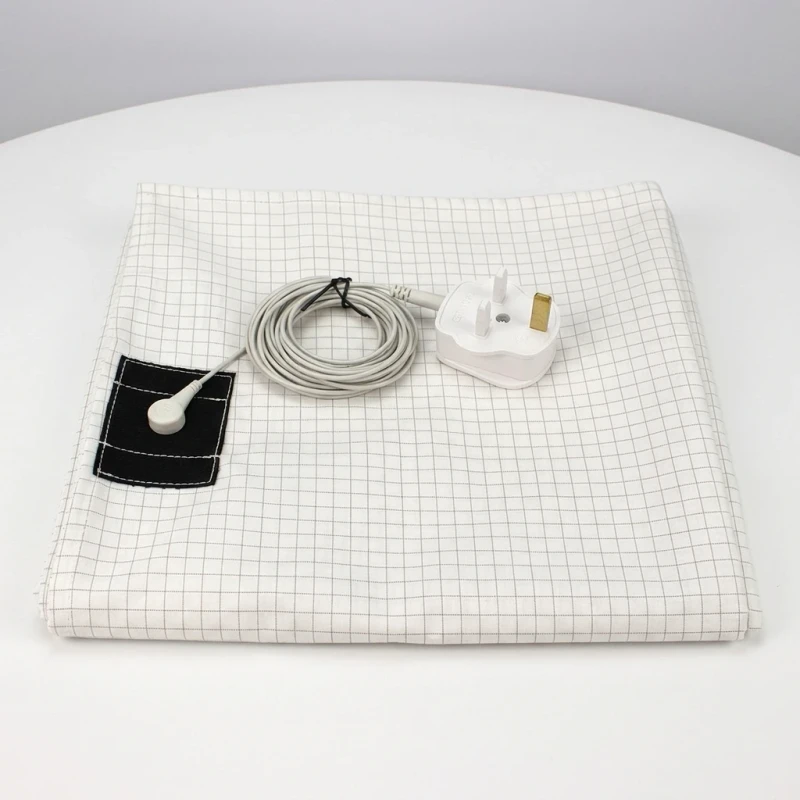 OEM-10-Silver-Fiber-Grounding-Fitted-Sheet-Conductive-Earthing-Bedding-for-Home-Sleeping-UK