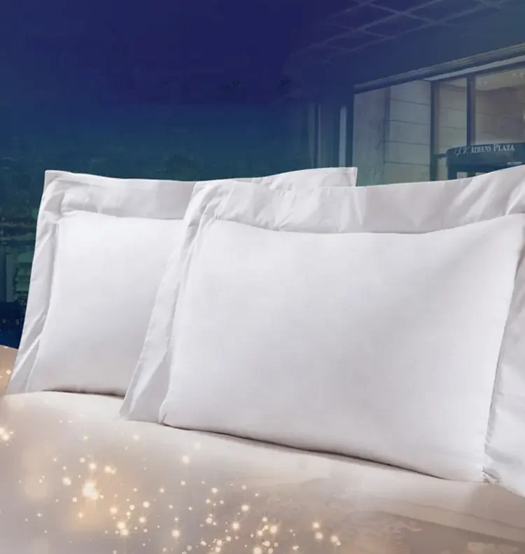 OEM-100-Cotton-Hotel-Bed-Fabric-2-Pack-Standard-Pillow-Protectors-Plain-Knitted-Pillow-Cases-for-Home-Use