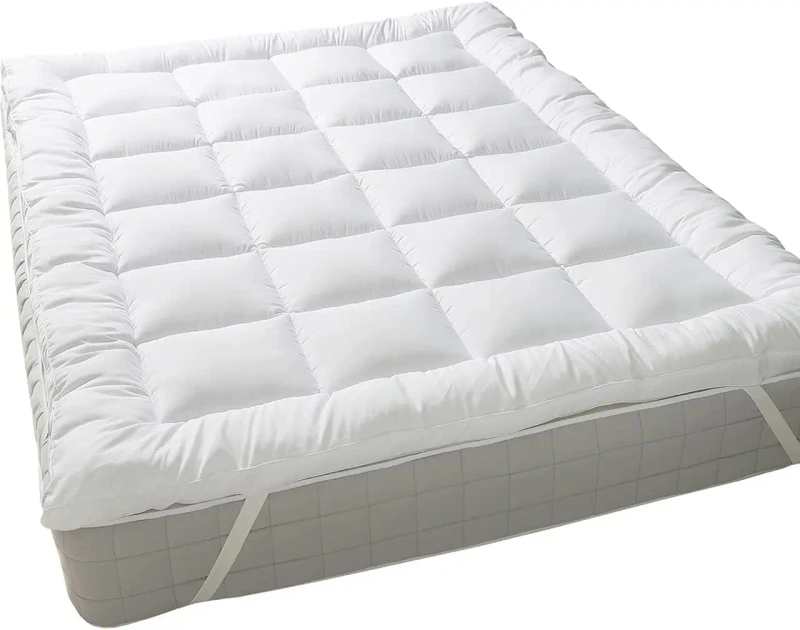OEM-100-Soft-Microfiber-Goose-Down-Alternative-Polyester-Quilted-5cm-7cm-10cm-Bed-Protector-Pillow-Top-Mattress-Topper