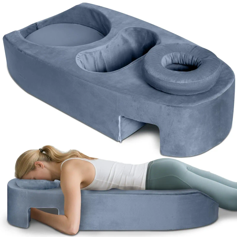 OEM-Custom-Pregnancy-Massage-Cushion-with-Headrest-Full-Body-Prenatal-Bolster-Maternity-Pillow