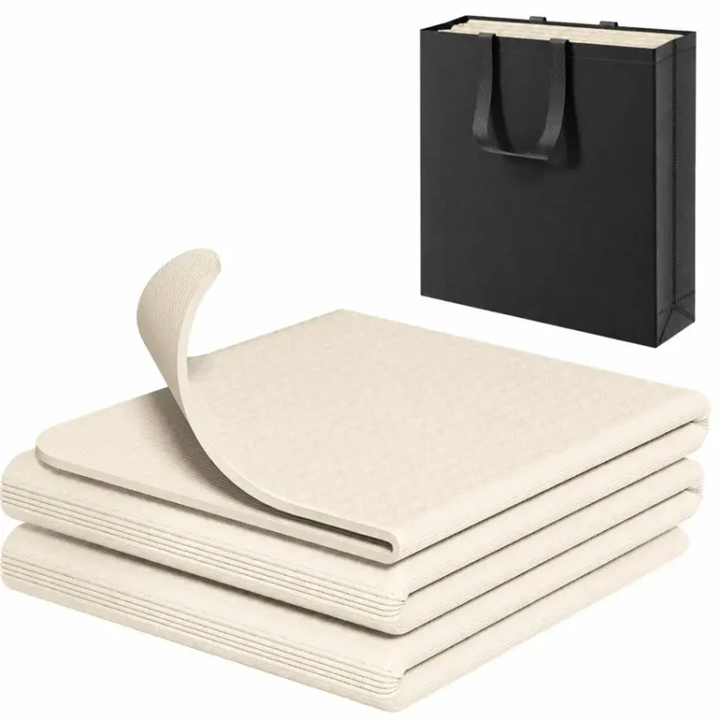 OEM-Customized-Foldable-Yoga-Mat-Non-Slip-Travel-Premium-Yoga-Mat-TPE-With-Carrying-Bag-For-Outdoor-Fitness-And-Gym-Use