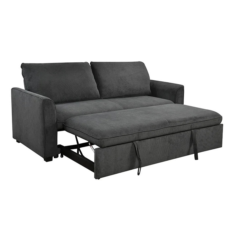 OEM-European-Design-Three-Seater-Sofa-Bed-with-Sponge-Filling-Fabric-Upholstery-for-Bedroom-Hotel-Use