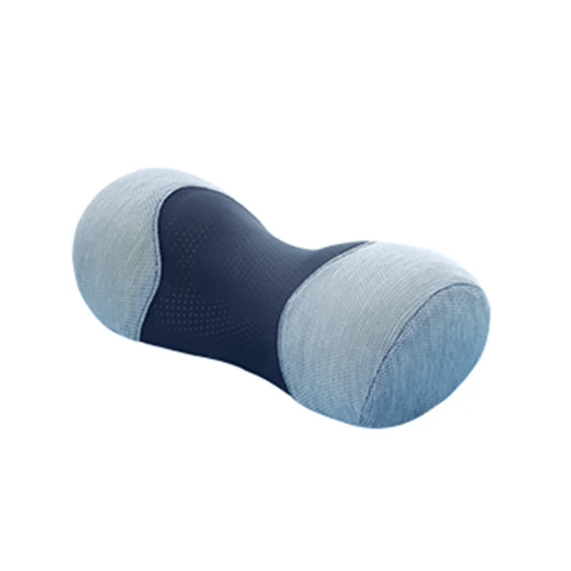 OEM-Factory-Memory-Foam-Pillow-with-Neck-Support-Small-Roll-for-Home-and-Hotel-Knitted-Technique