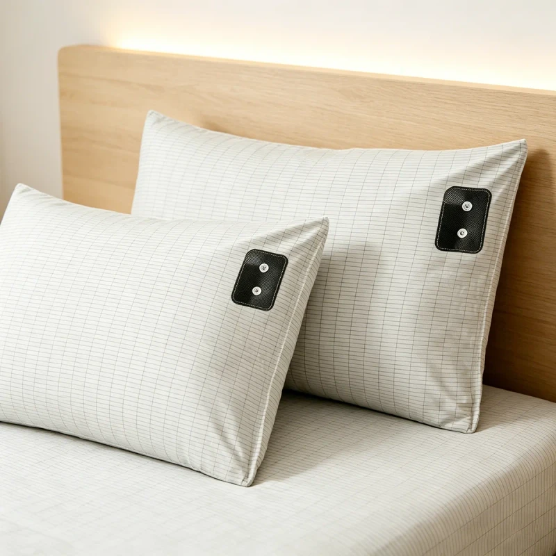 OEM-Grounding-Pillowcase-Silver-Fiber-Conductive-Earthing-Pillow-Case-with-Grounding-Cord-for-Better-Sleep-Healthy-Bedding