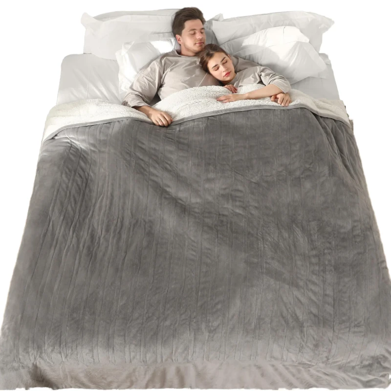 OEM-Large-Size-Electric-Heated-Blanket-Dual-Control-5-Heating-Levels-10-Hour-Auto-Off-Breathable-Machine-Washable
