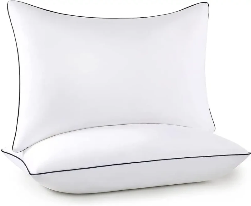 OEM-ODM-BSCI-Certified-Solid-200TC-Neck-Pillow-Insert-100-Cotton-Cover-100-Polyester-Fiber-Filling-Anti-Dust-Mite-Bedroom-Use