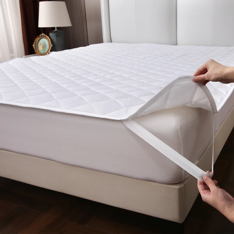 OEM-ODM-Customizable-Waterproof-Cotton-Mattress-Cover-with-Hollow-Fiber-Filling-Machine-Washable