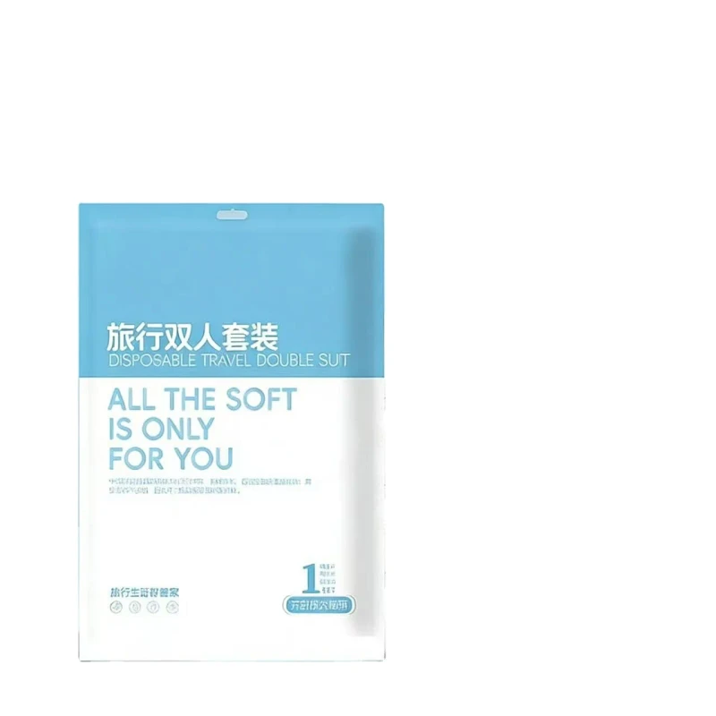 OEM-ODM-Disposable-Non-Woven-4pcs-Bedding-Set-Dustproof-for-Hotel-Travel-Use