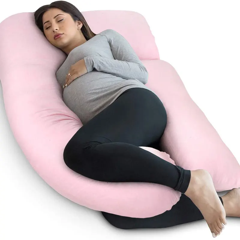 OEM-ODM-Manufacturer-of-U-Shaped-Body-Pillows-Full-Length-Maternity-Support-for-Pregnant-Women-Removable-Cover