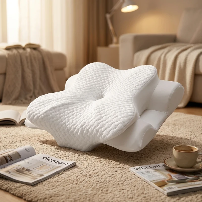 OEM-ODM-Modern-Ergonomic-Contour-Memory-Foam-Pillow-for-Side-Back-Sleepers-with-Neck-Support-and-Cervical-Comfort
