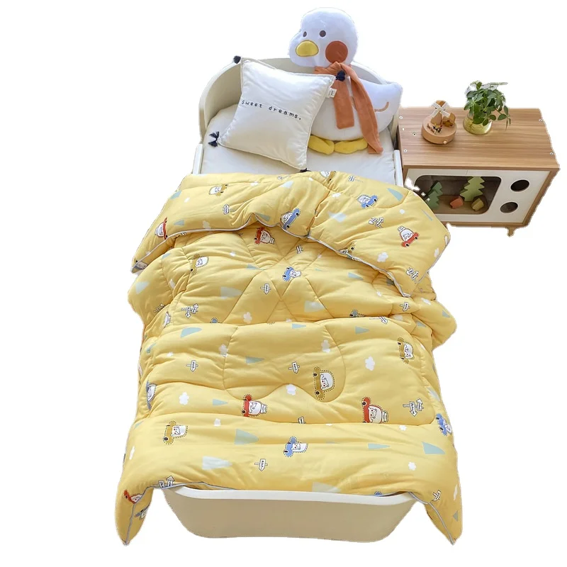 OEM-Order-Service-100-Cotton-Kids-Baby-Bedding-Simple-Anti-Bacterial-Printed-Childrens-Quilted-Duvets-for-Home-Use