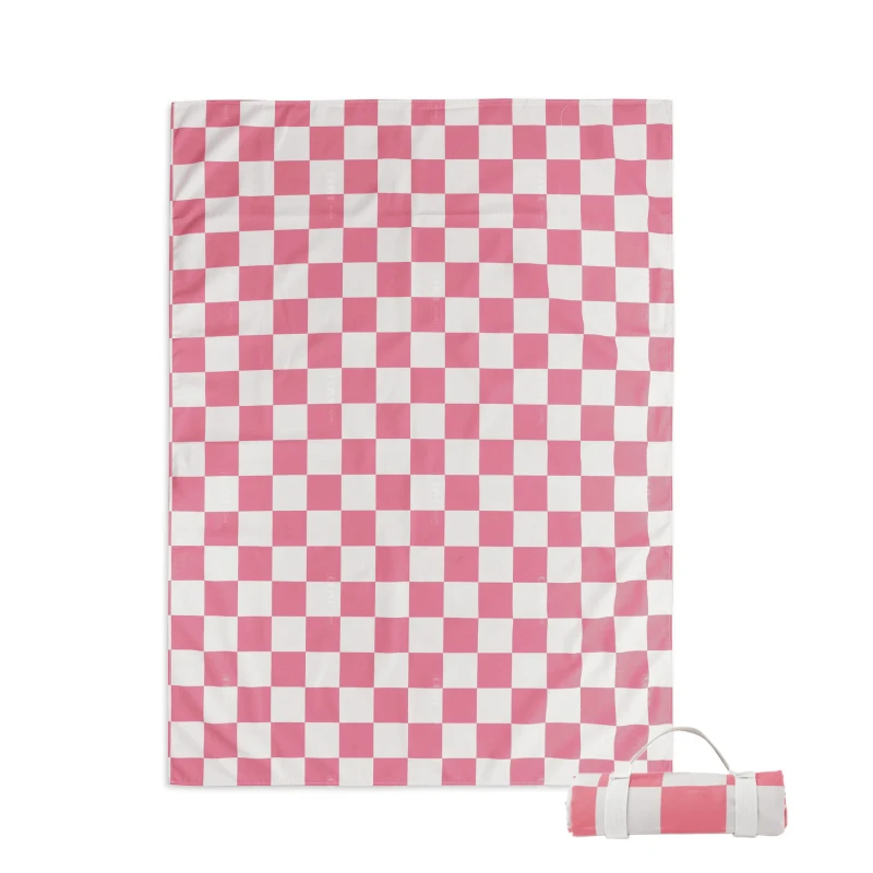 OEM-Pet-Washable-Roll-Picnic-Blanket-Strap-Custom-Mat-Leather-Handle-RPET-Canvas-Foldable-Padded-Picnic-Rug-Water-Resistant