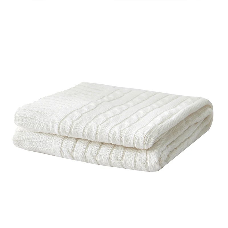 OEM-Super-Soft-Big-Chunky-White-100-Cotton-Chunky-Hand-Crochet-Knit-Twist-Throw-Weighted-Blanket