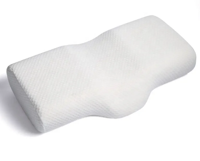 OEM-Therapeutic-Memory-Foam-Pillow-for-Neck-Support-Cooling-Fabric-with-Solid-Pattern-for-Beauty-Face-Eyelash-Extension