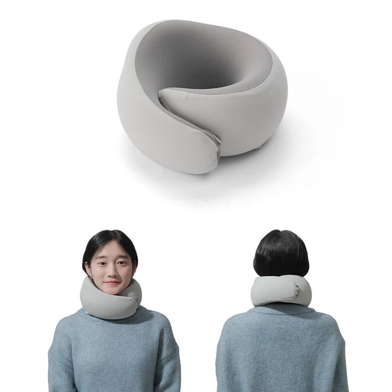 OEM-U-Shaped-Wrap-Adjustable-Memory-Foam-Travel-Neck-Pillow-for-Plane-Car-Train-Office-Rest