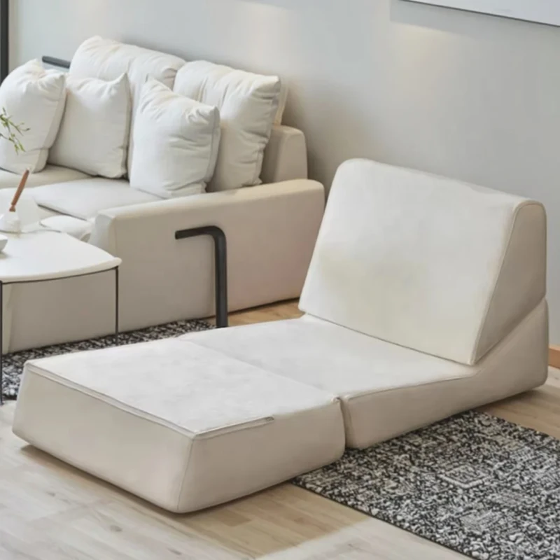 One-Seat-Extendable-Reclining-Convertible-Minimalist-Square-Velvet-Sofa-with-Sponge-Filled-Upholstery-for-Apartment-Use