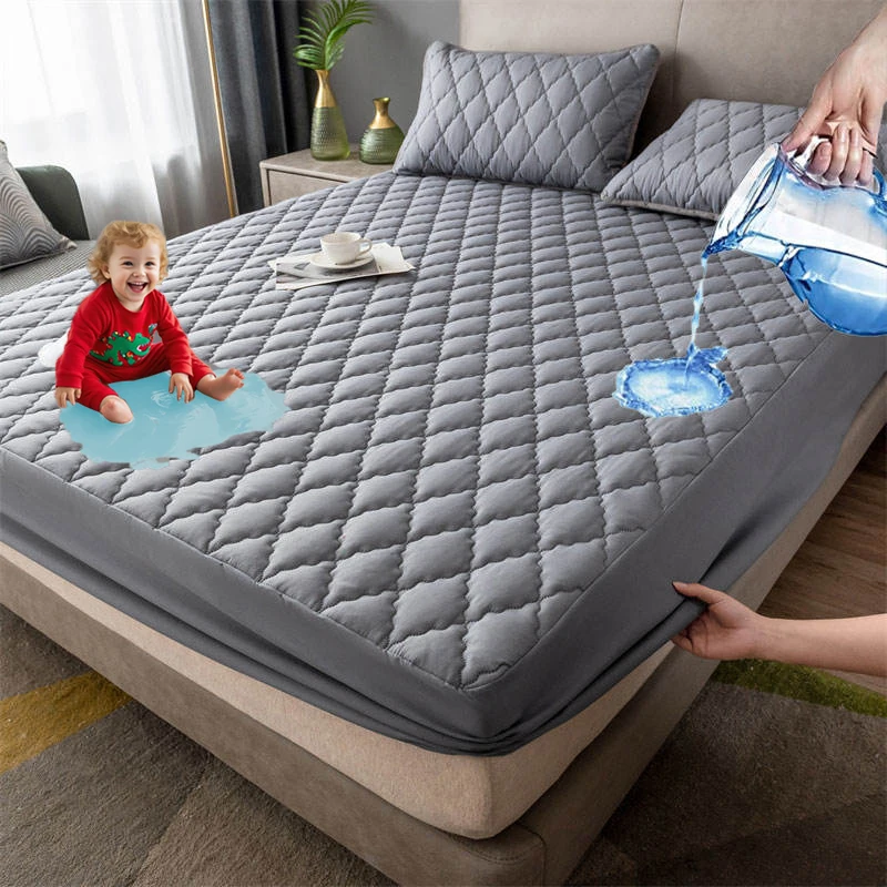 Online-Thickened-Water-Proof-Ultrasonic-Bed-Cover-Custom-Size-Mattress-Protective-Cover-Waterproof-Bed-Sheets
